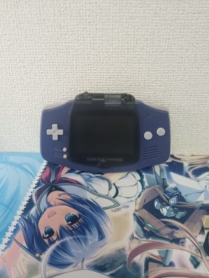 Game Boy Advance AGB-001 Purple Console + Pokémon Red